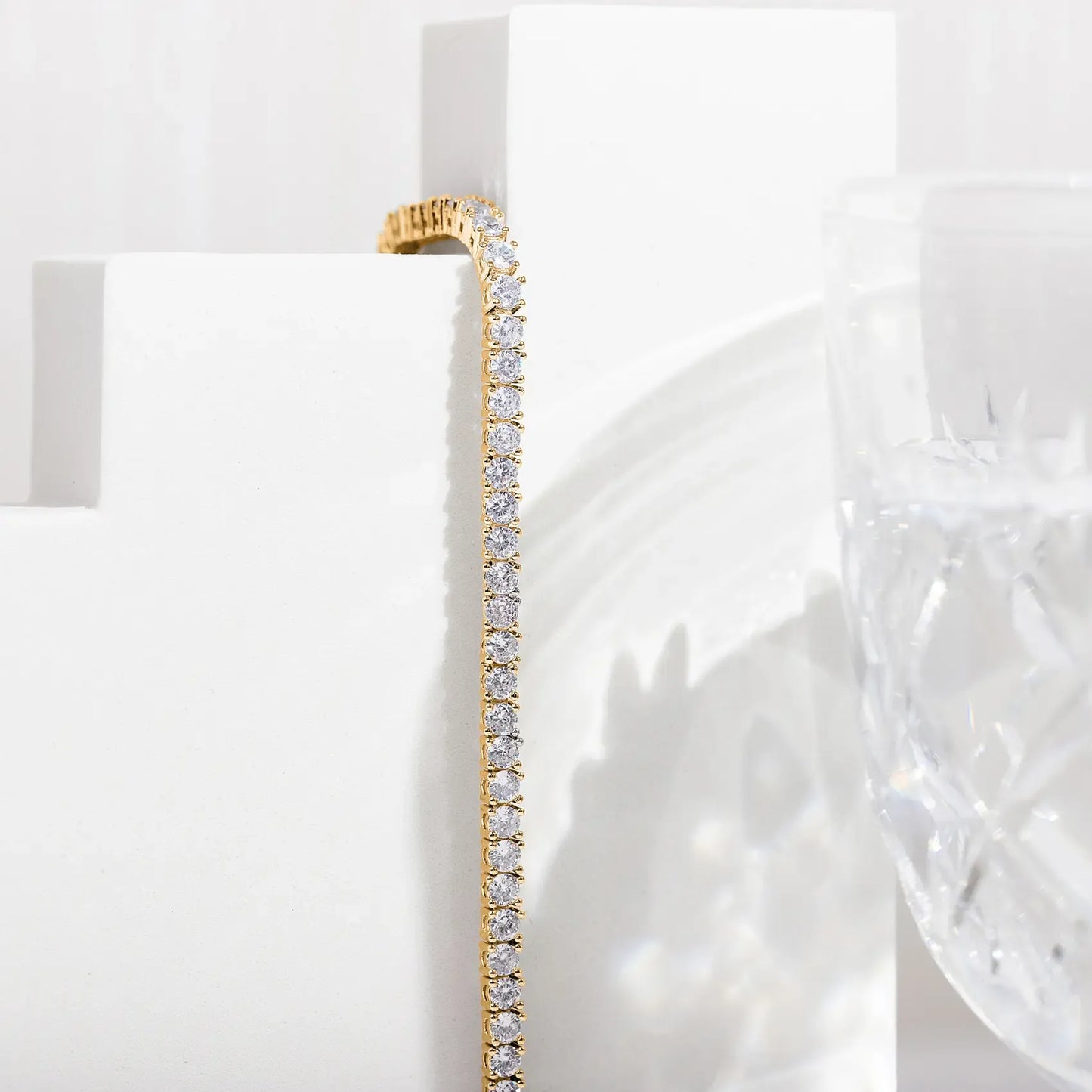 Simple tennis bracelet