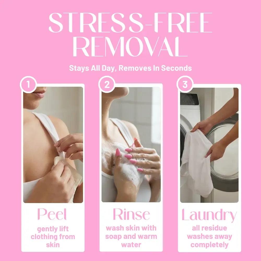 Sweatproof Body Adhesive for Clothes | Stain-Free, Easy Wash