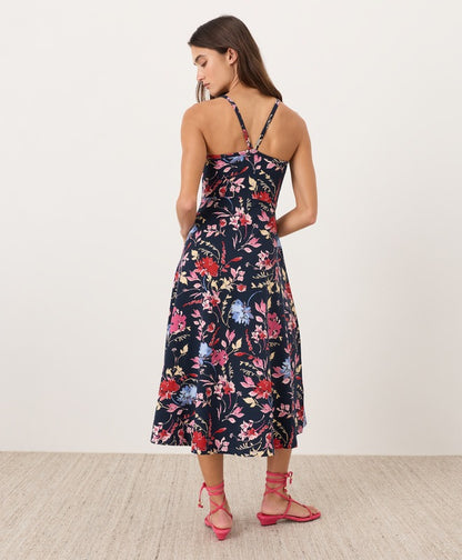 Organic Fit & Flare Midi Dress