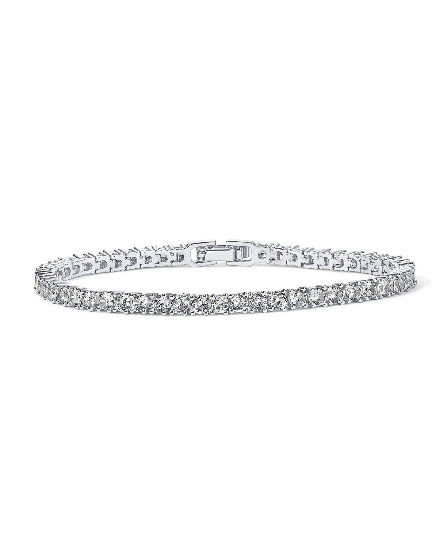 Simple tennis bracelet