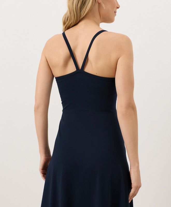Organic Fit & Flare Midi Dress