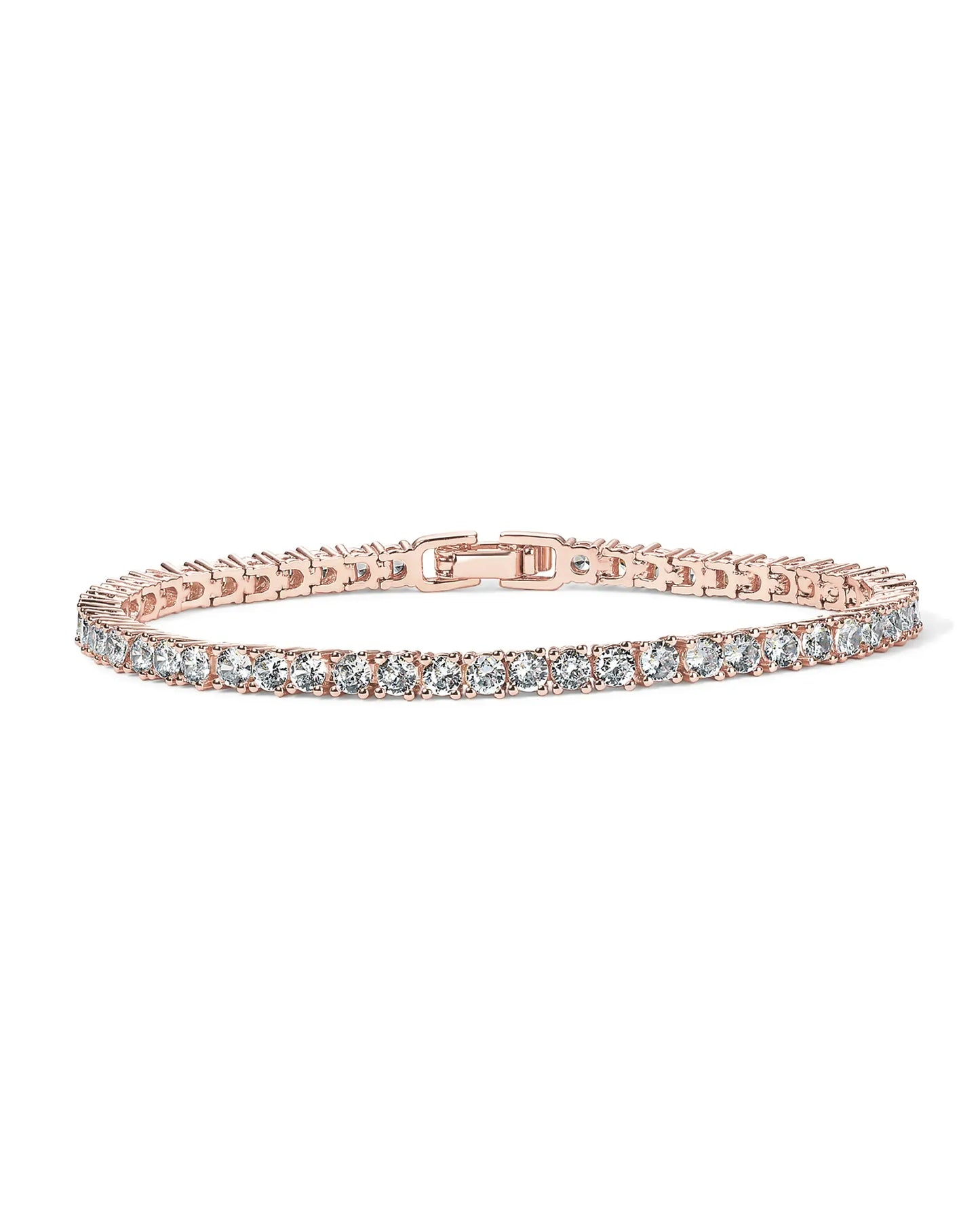 Simple tennis bracelet