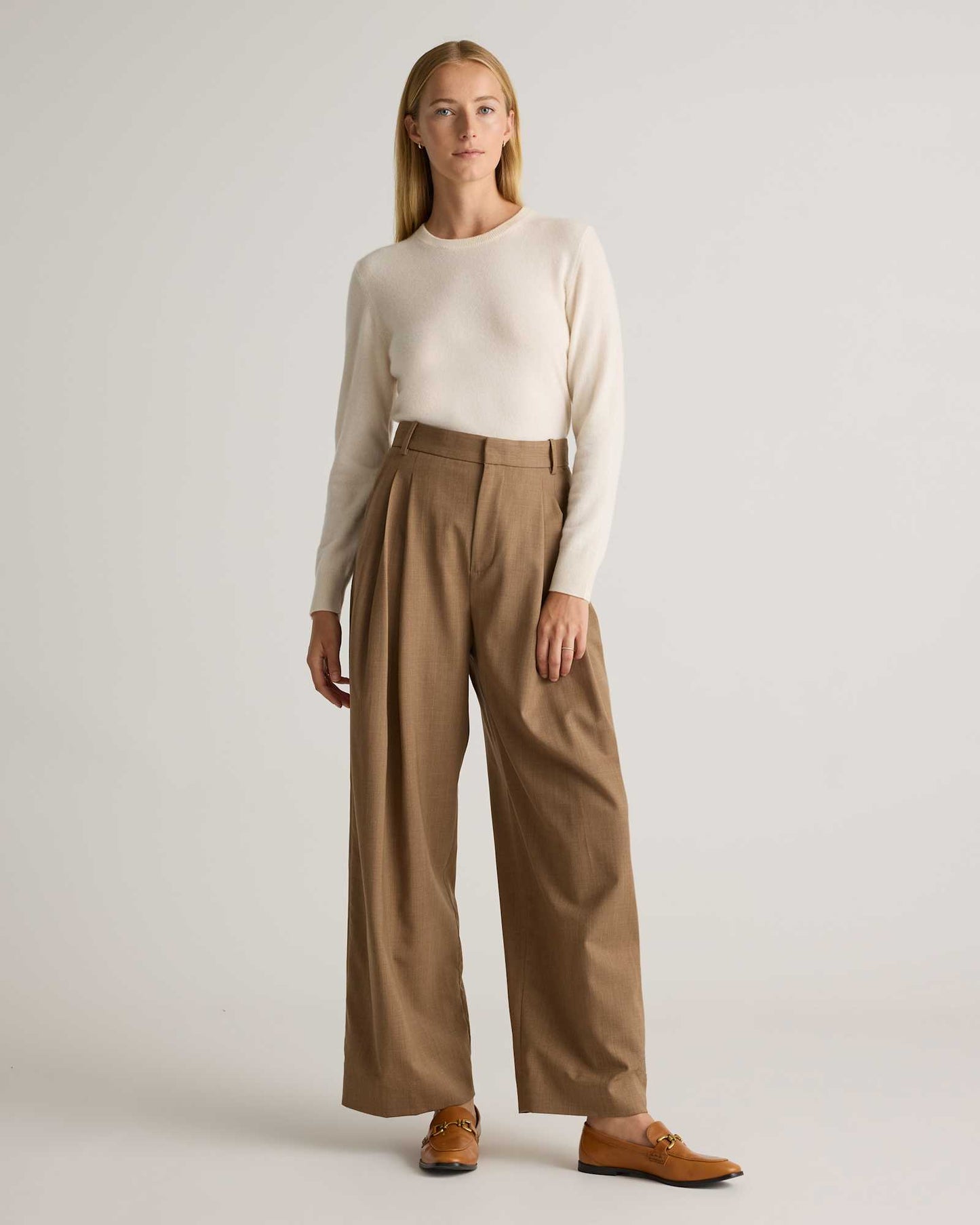 Basic soft long-sleeved sweater