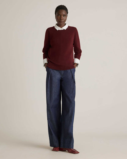 Basic soft long-sleeved sweater