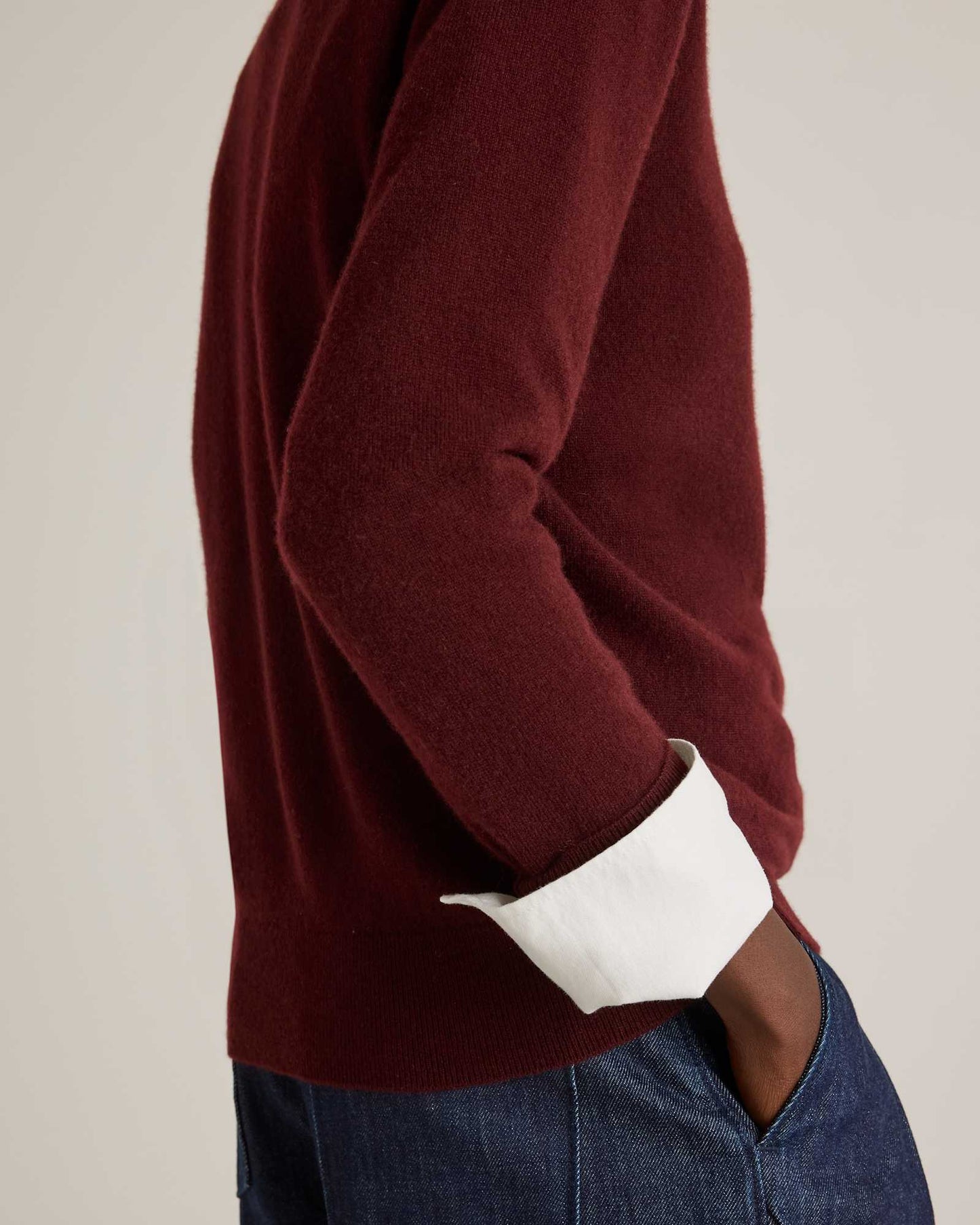 Basic soft long-sleeved sweater