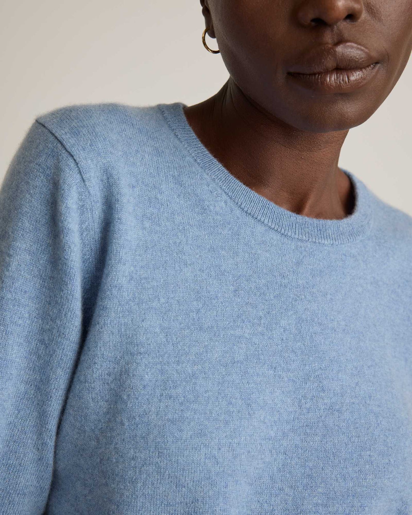 Basic soft long-sleeved sweater