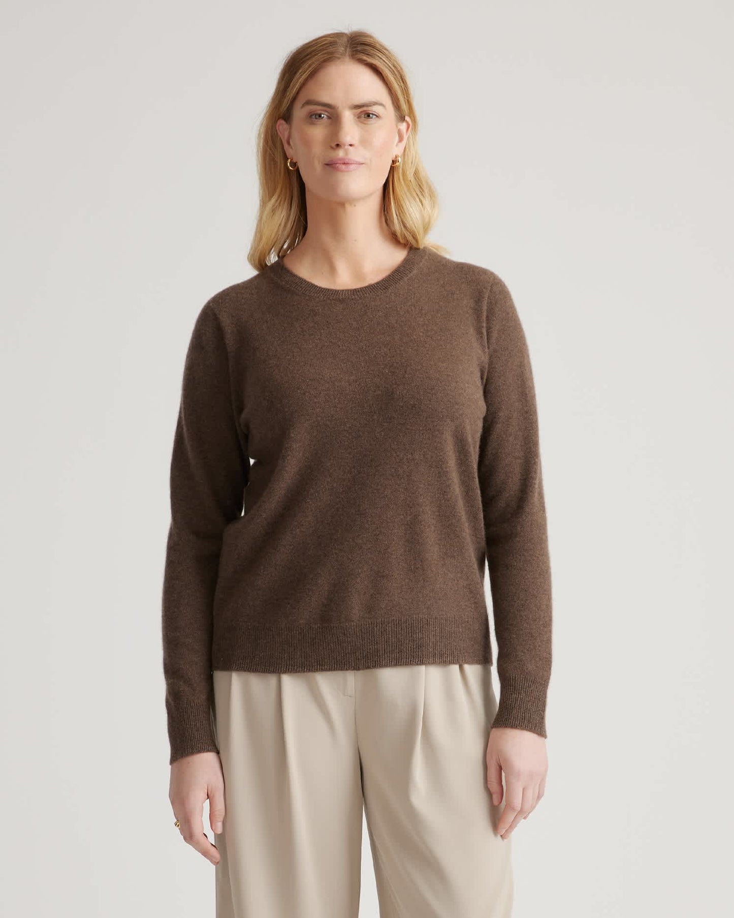 Basic soft long-sleeved sweater