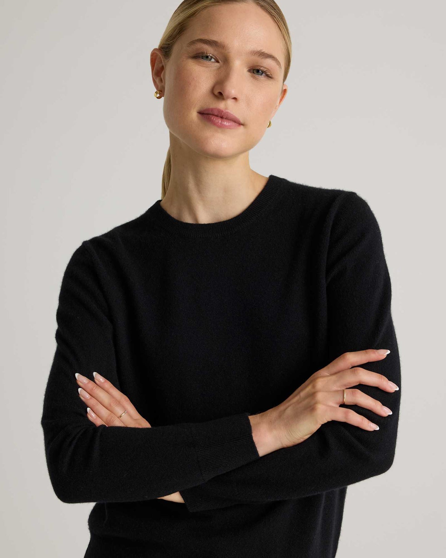 Basic soft long-sleeved sweater