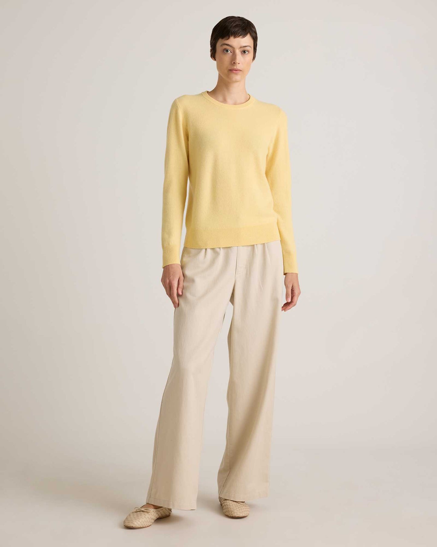 Basic soft long-sleeved sweater