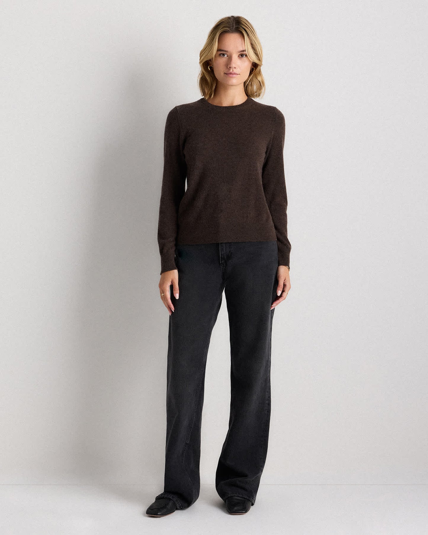 Basic soft long-sleeved sweater