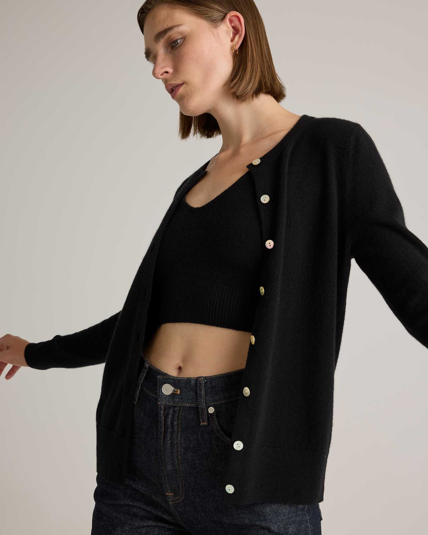 Lightweight Loose Knit Cardigan