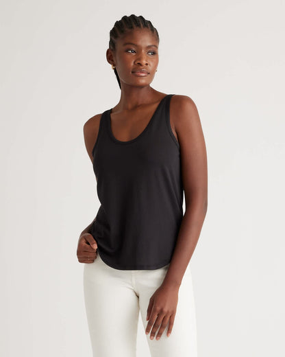 Cotton Modal Double Scoop Neck Tank 3 Pack Bundle