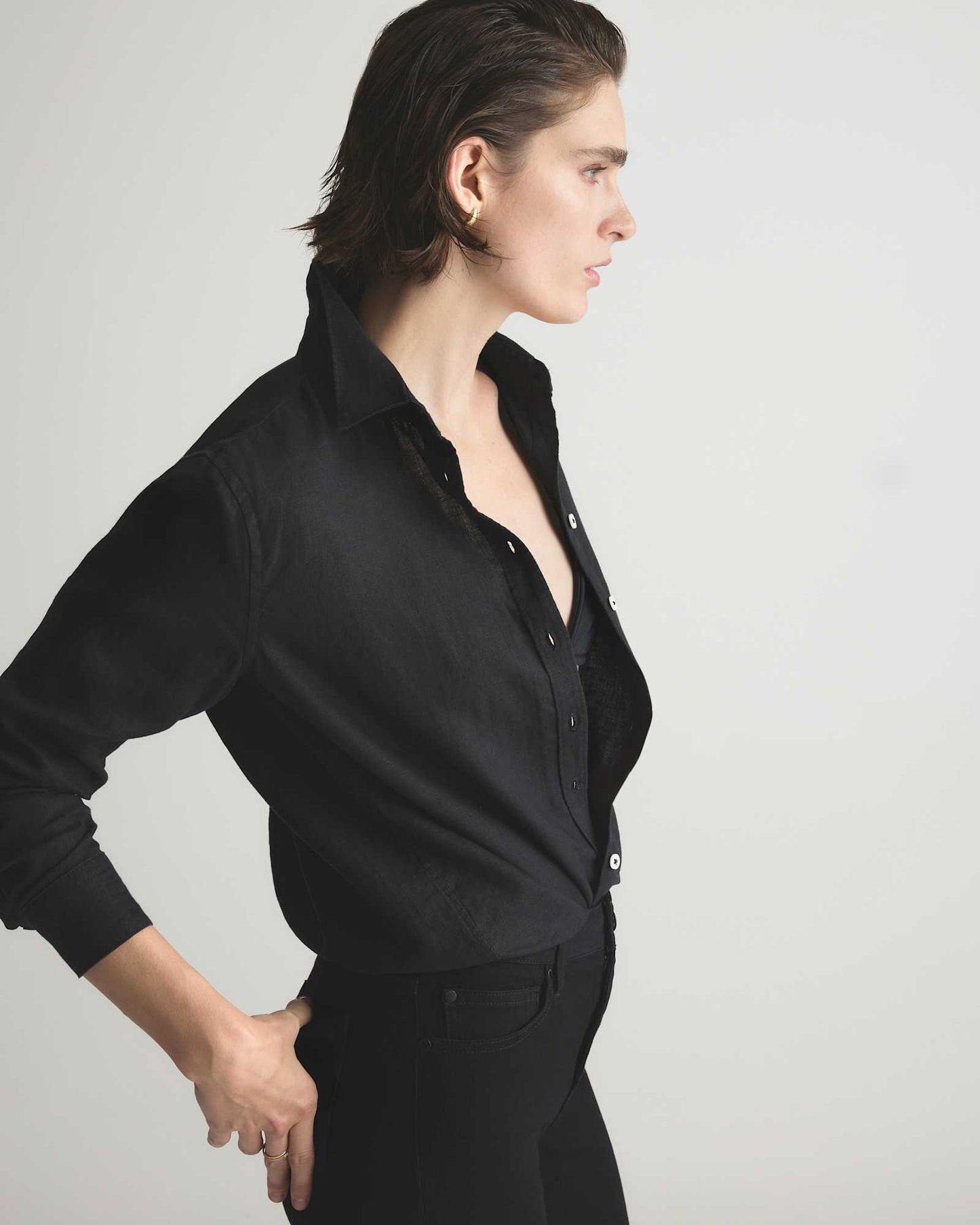 Casual Relaxed Button Shirt