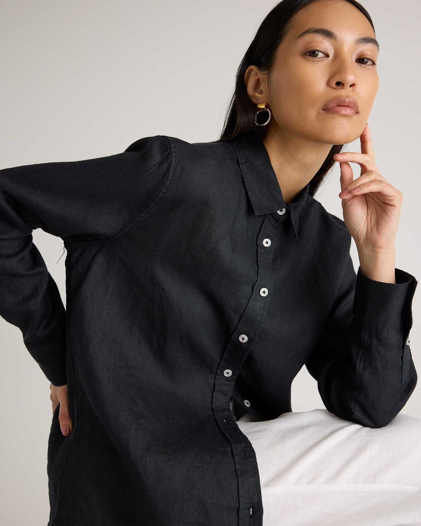 Casual Relaxed Button Shirt